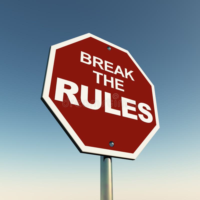 Image result for break the rules clipart