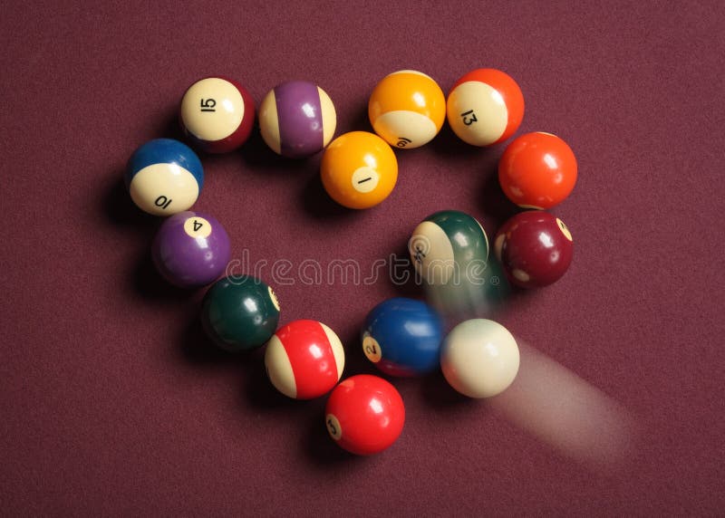 Billiard Break stock image. Image of action, bounce, synergy - 8739785