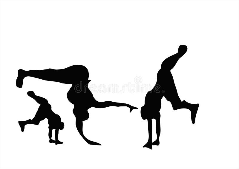 Breakdance stock illustration