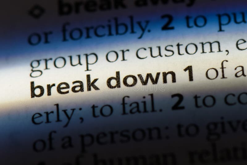 BREAK DOWN DICTIONARY DEFINITION visual data 6