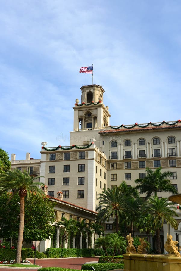 Breakers Hotel, Palm Beach, Florida Stock Photo - Image of historical ...