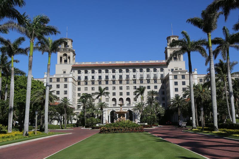 The Breakers Palm Beach Historic Hotel Editorial Image - Image of hotel ...