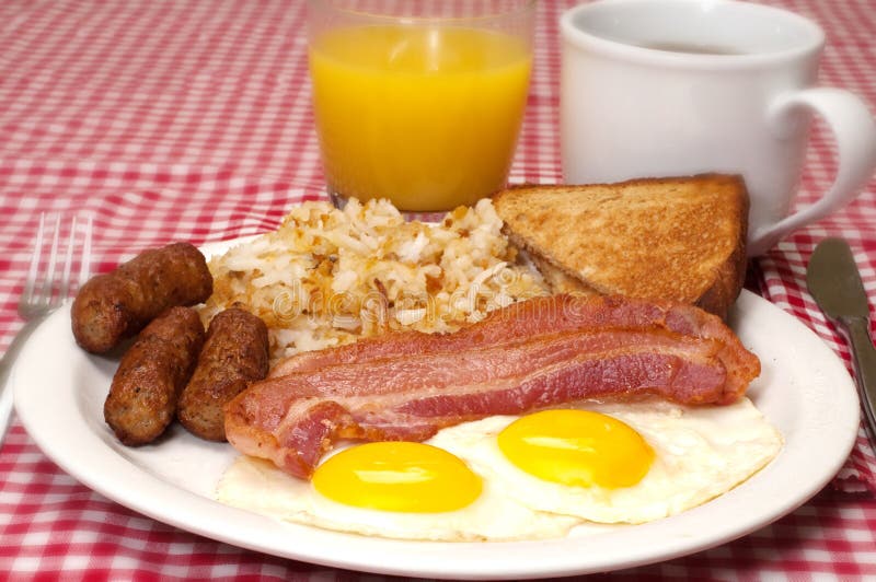 Breakfast stock image