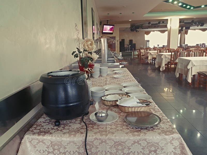 Breakfast Area in the Hotel Stock Image Image of inside, architecture 146191077