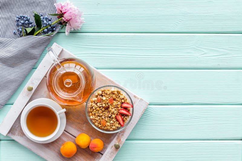 tea, breakfast and brown background - image #7696189 on