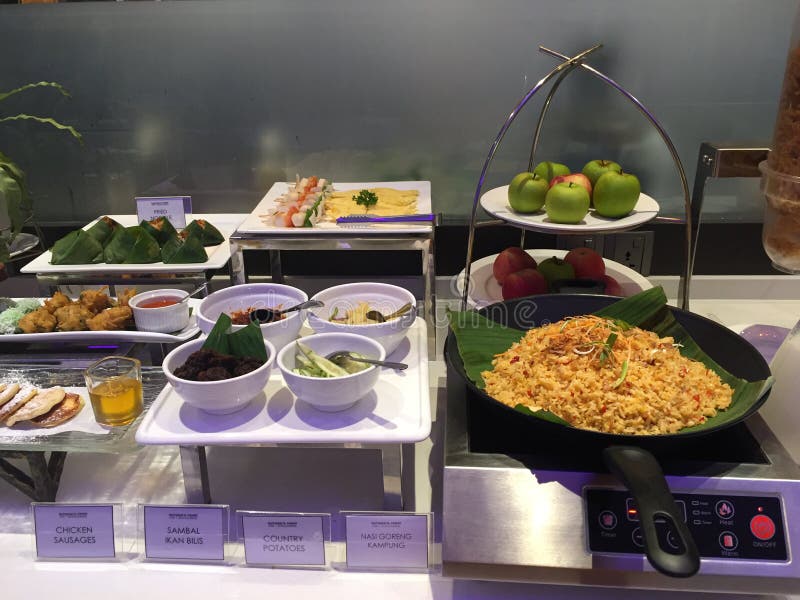 2 Dec 2020. daily Buffet Breakfast Set Up at Scholars Hotel Kuala