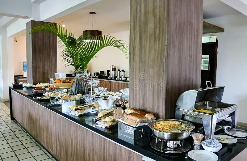 Breakfast Buffet, Breakfast Station Stock Photo Image of station