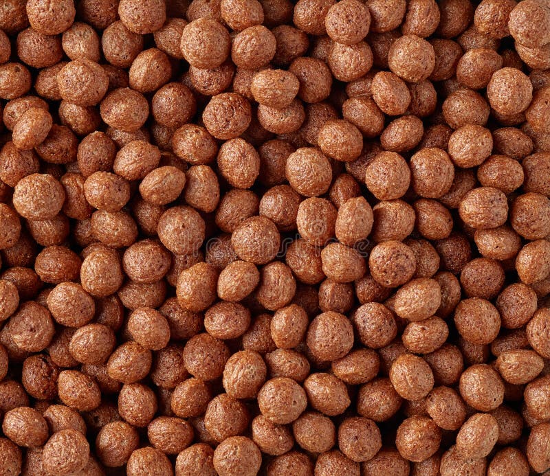 Breakfast cereal balls stock photo. Image of grain, chocolate 190845818