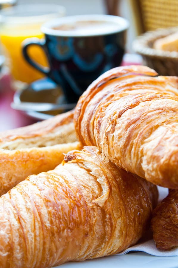 Breakfast with coffee stock image. Image of french, beverage 19130953