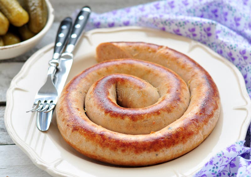 Breakfast, Dinner, Supper Chicken Sausages with an Egg and Parsley