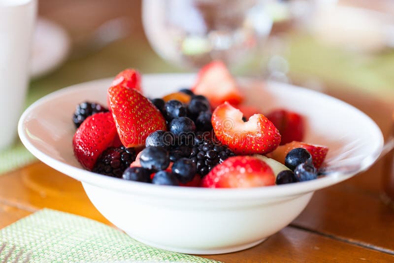Breakfast with Fresh Fruits Stock Image Image of breakfast, fresh