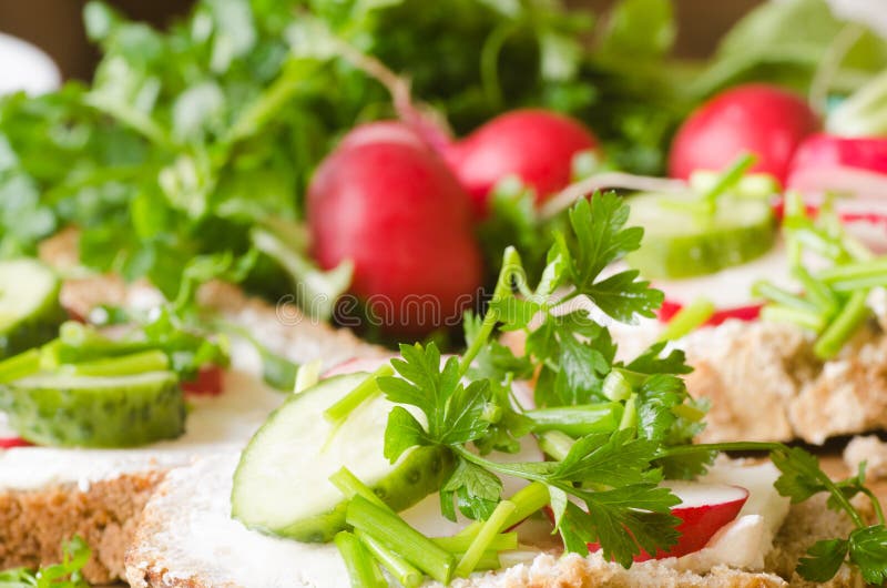 Breakfast with Fresh Vegetables Stock Photo Image of herbal