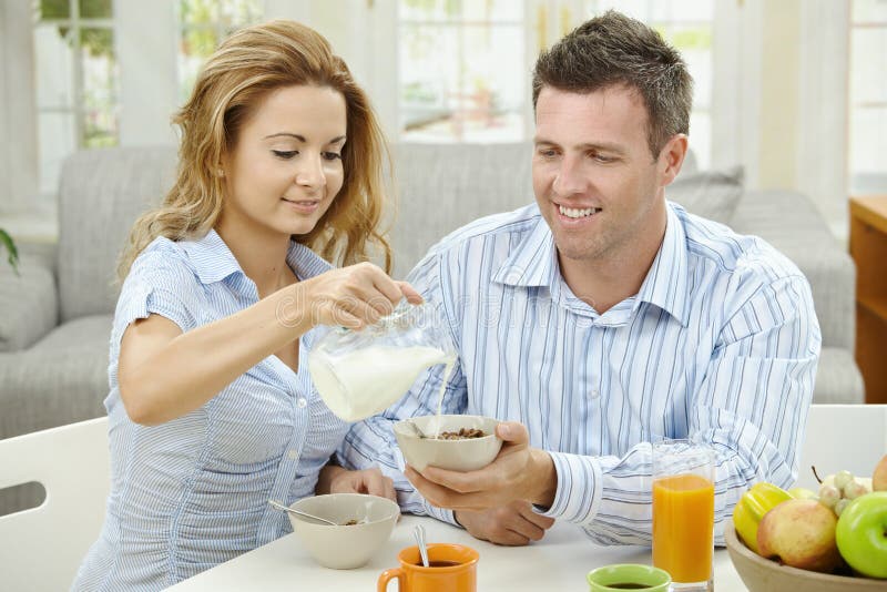 Breakfast at home stock image. Image of delicious, home 10672485