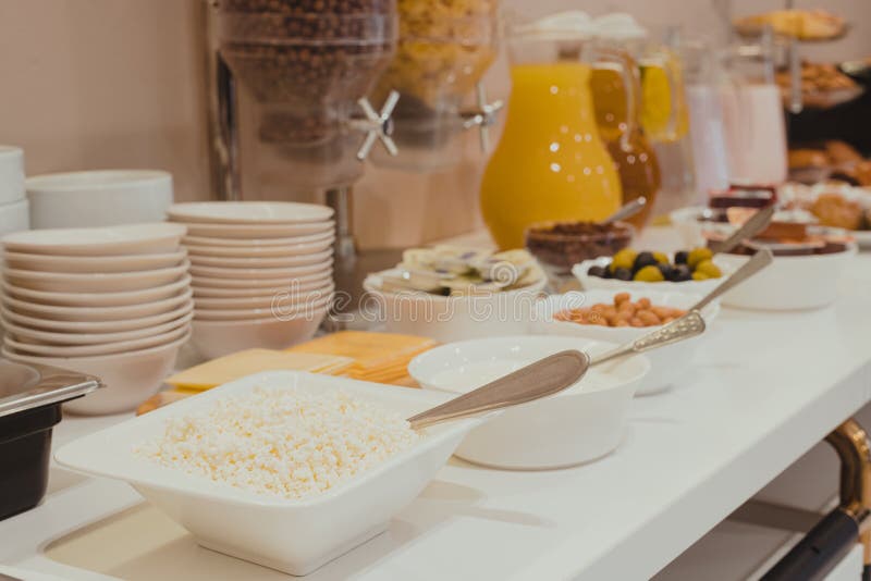 Breakfast at the Hotel. Breakfast Buffet Stock Image Image of