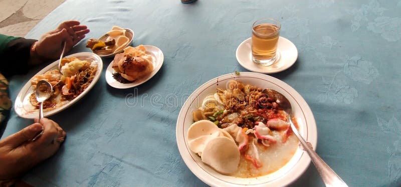 Breakfast hotel when I worked royalty free stock photography