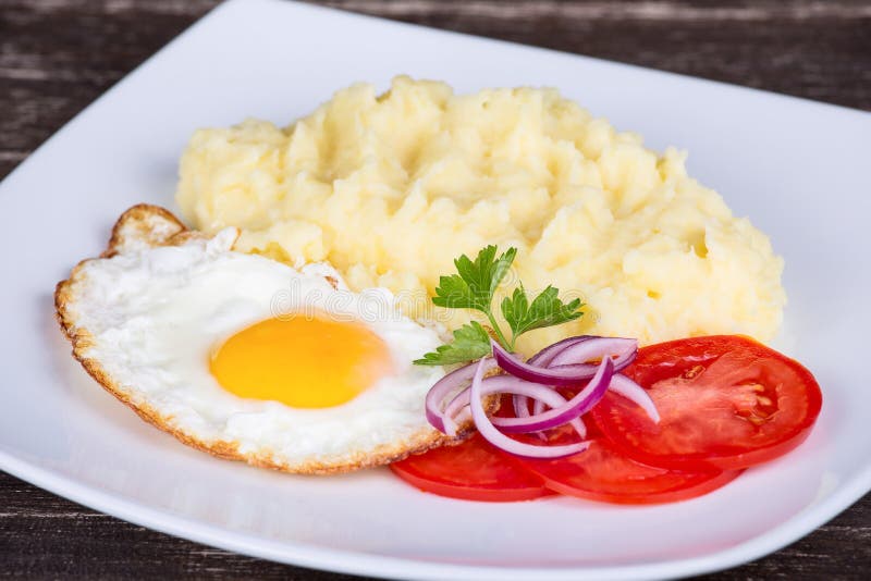 Breakfast stock image. Image of appetizing, meal, potatoes - 41573803