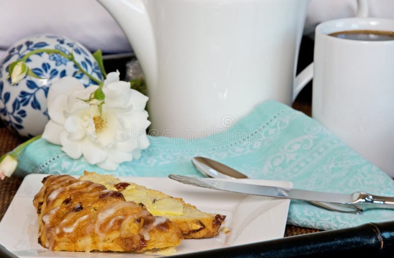 Breakfast Scone In Bed