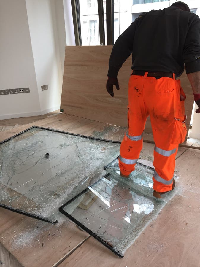 Breaking glass safety editorial stock image. Image of safety 117955804