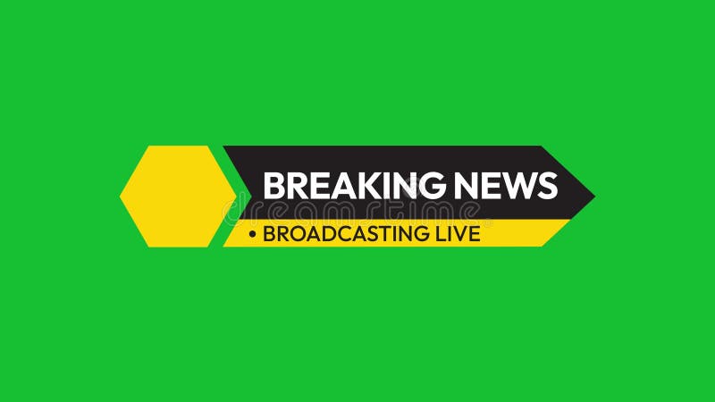 Breaking News broadcasting concept modern background in Black and white color with typography and shape vector illustration