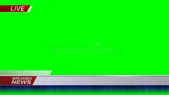 breaking news chroma key