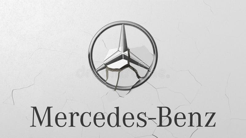 Breaking Wall With Painted Logo Of Mercedes Benz Crisis Conceptual Editorial 3d Rendering Editorial Photography Illustration Of Border Destroy Breaking Wall With Painted Logo Of Mercedes Benz Crisis Conceptual Editorial 3d Rendering Editorial Photography Illustration Of Border Destroy