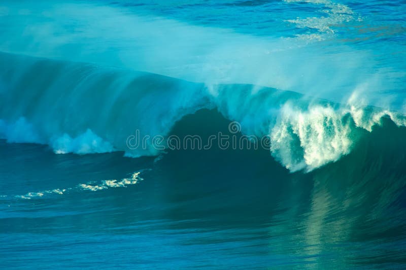 Breaking wave stock image