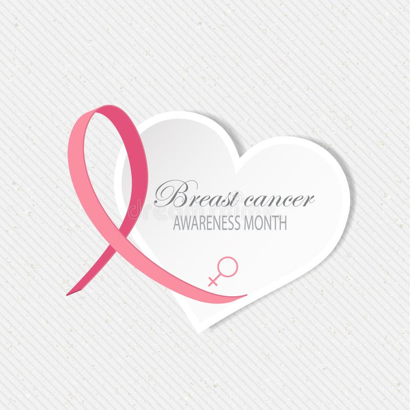 Breast Cancer Awareness Background. Stock Vector - Illustration of ...