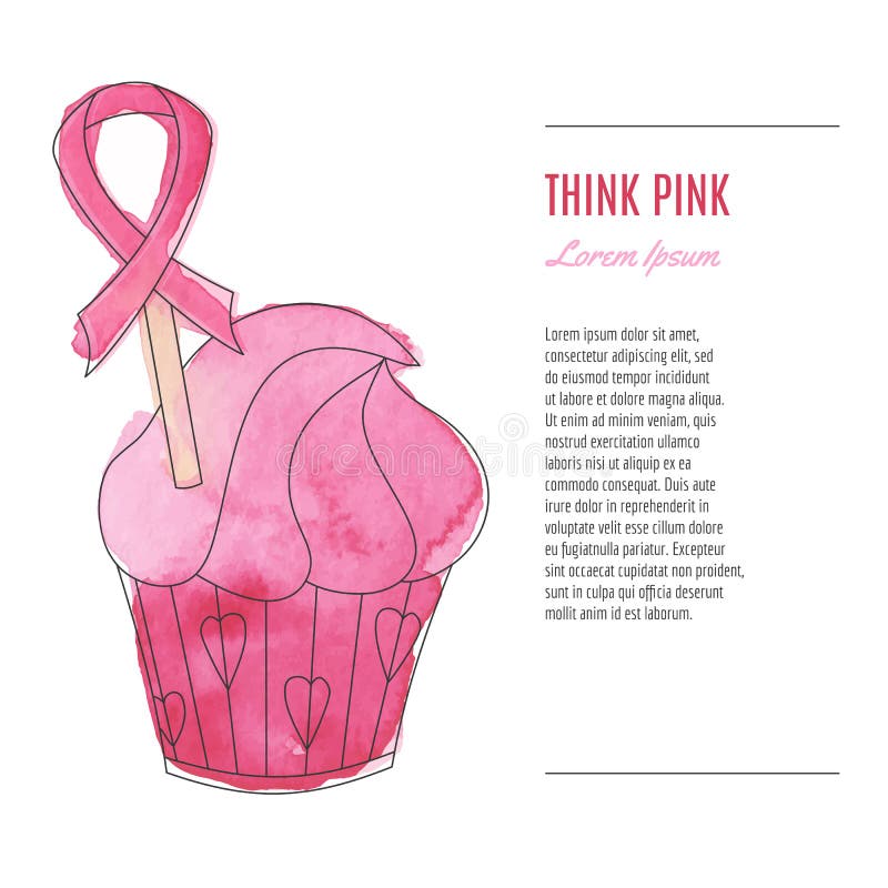 Breast Cancer Awareness Month Background vector illustration Breast Cancer Awareness Month Background vector illustration