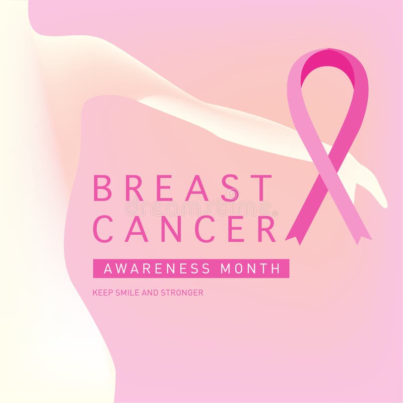 Breast Cancer Awareness Month Design Campaign For Social Media Poster