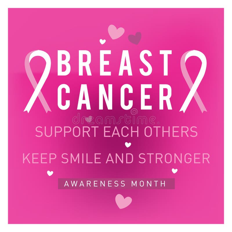 Breast Cancer Awareness Month Design Campaign For Social Media Poster