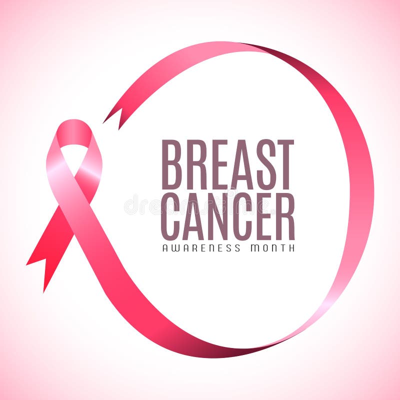 Breast Cancer Awareness Campaign Graphic Elements Set Stock Vector ...