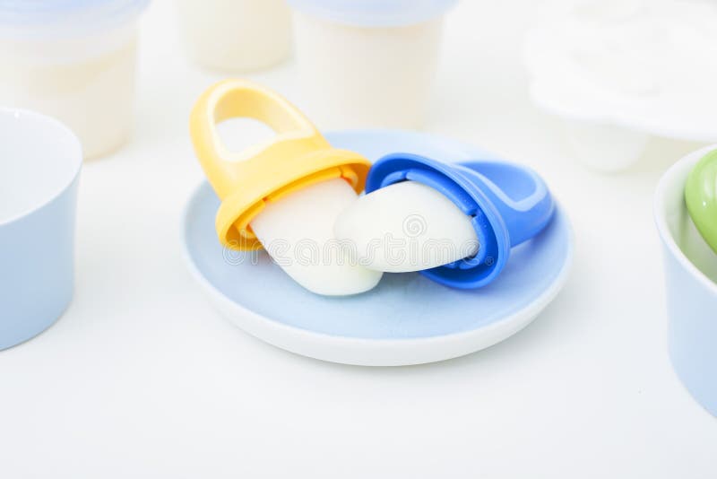Breast Milk Popsicles for Infants Stock Photo Image of frozen