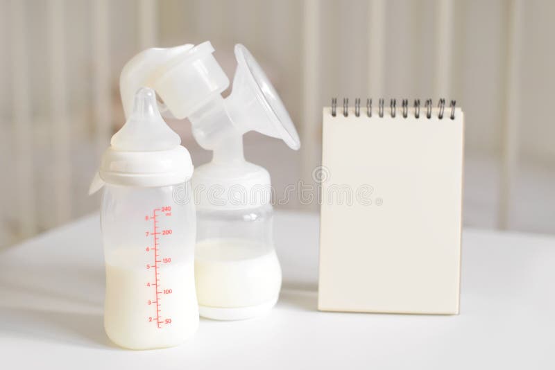 Pump Breastmilk and Work on Office Computer Stock Image - Image of  breastfeeding, keyboard: 118161019