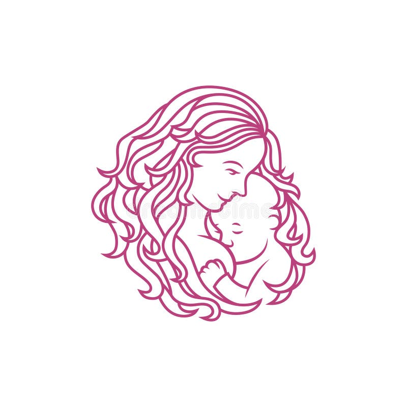 Breast feeding vector sign stock vector. Illustration of motherhood