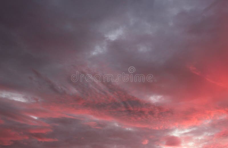 Breathtaking Sunrise with Pink and Purple Skies Overhead Stock Image ...