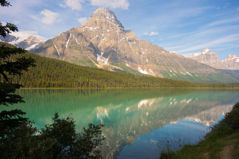 A Beautiful Scene in the Rocky Mountains Stock Photo - Image of colors ...