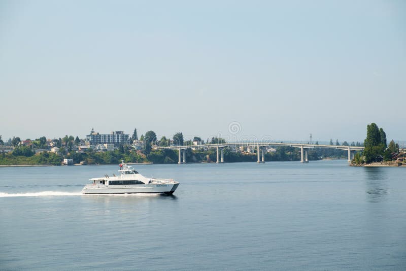 Kitsap Transit Fast Ferry royalty free stock photo