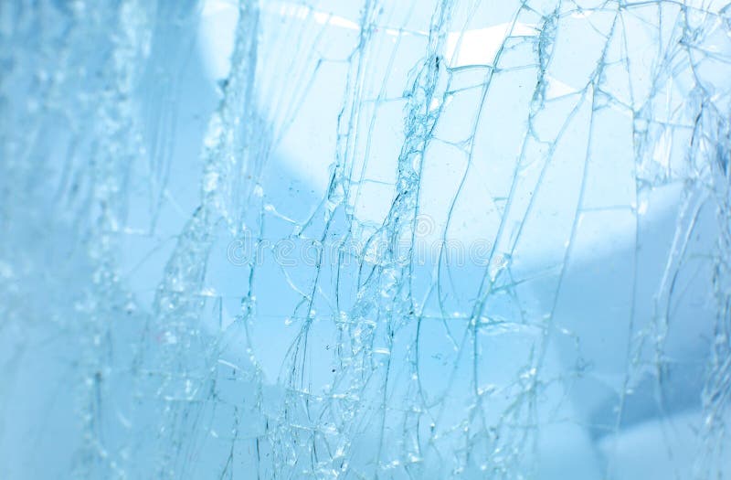 Breukglazen textuur Foto sluiten stock afbeeldingen