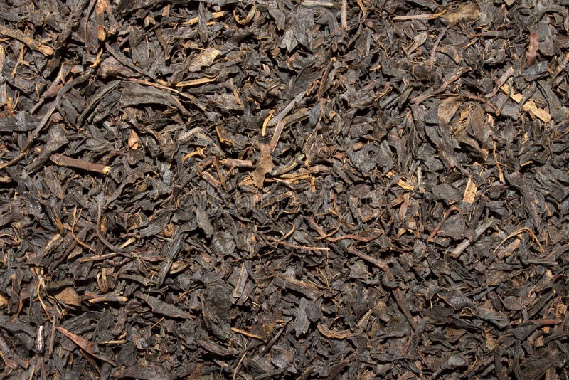 Brewing of Black Leaf Tea.Background of Dried Black Tea Leaves Stock Image Image of india
