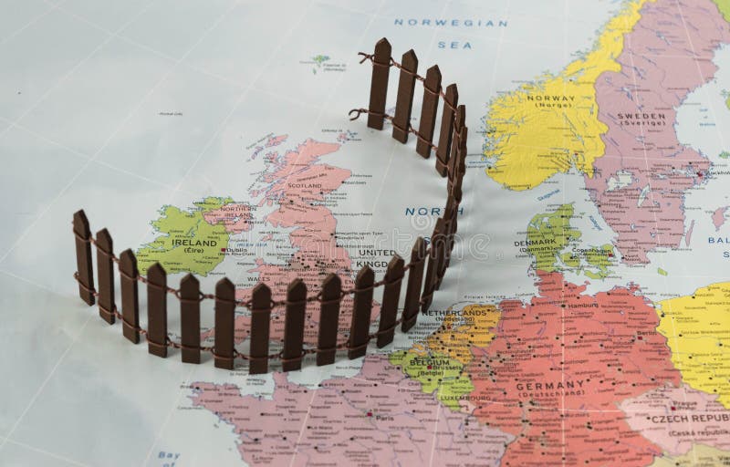 Brexit conceptual Map after Uk separation from Europe. Brexit conceptual Map after Uk separation from Europe.