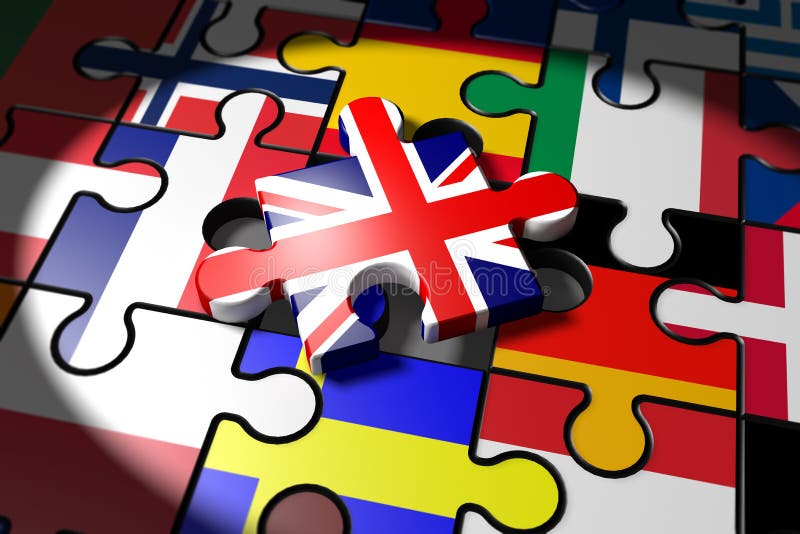 Brexit, Symbol of the Referendum UK vs EU royalty free illustration Brexit, Symbol of the Referendum UK vs EU royalty free illustration