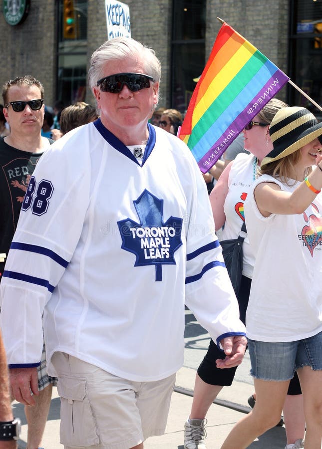 Brian Burke at the Toronto Pride Parade 2011. Brian Burke at the Toronto Pride Parade 2011