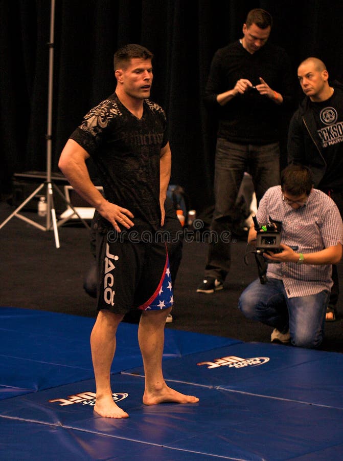 Brian Stann at the MGM practicing for UFC 125. Brian Stann at the MGM practicing for UFC 125