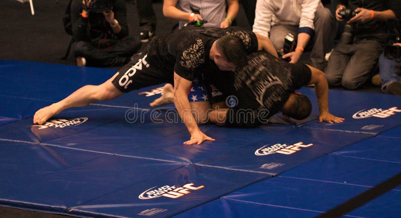 Brian Stann at the MGM practicing for UFC 125. Brian Stann at the MGM practicing for UFC 125