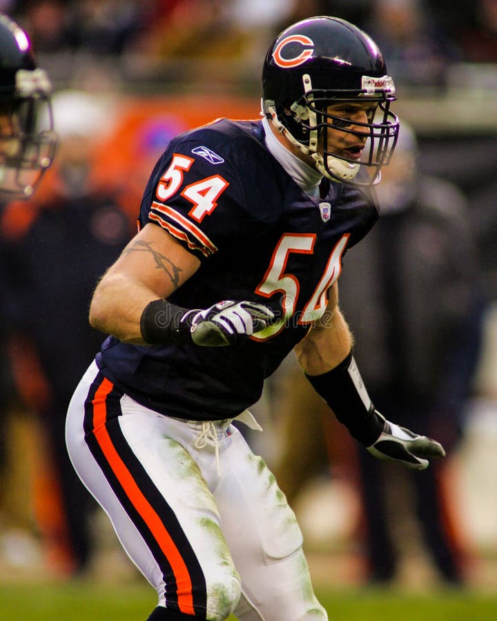 Former Chicago Bears LB Brian Urlacher #54. (Image taken from color slide.). Former Chicago Bears LB Brian Urlacher #54. (Image taken from color slide.)