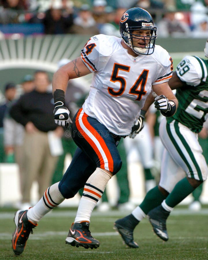 Former Chicago Bears LB Brian Urlacher #54. (Image taken from color slide.). Former Chicago Bears LB Brian Urlacher #54. (Image taken from color slide.)