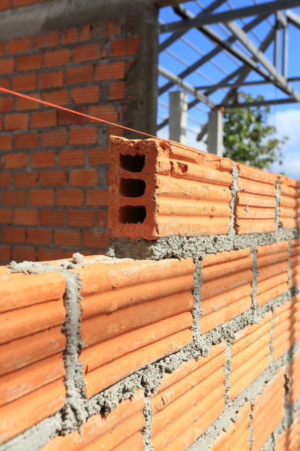 Brick Block in Construction Building Industry Stock Image Image of industry, level 96819751