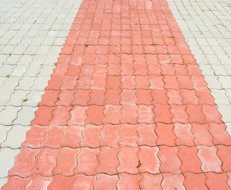 Brick blocks floor royalty free stock image