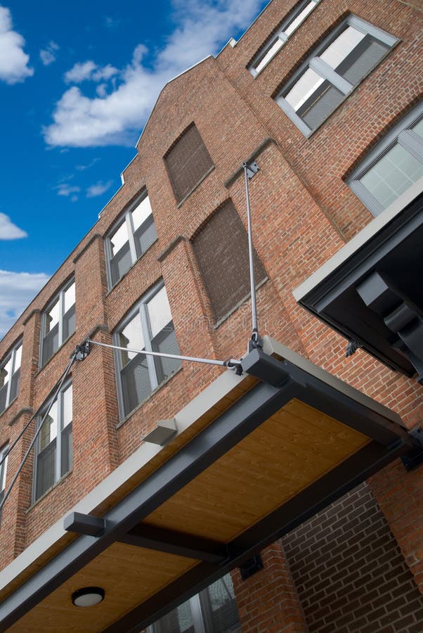 Brick building stock image. Image of downtown, exterior 3867517