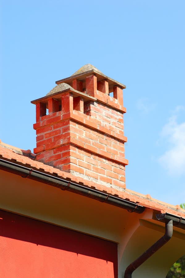 Brick Chimney stock photo